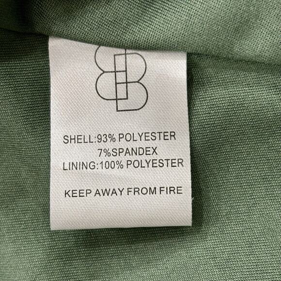 NWT Baltic Born Size 3XL Poppy Satin Midi Dress - Winter Green Event Wedding - Picture 5 of 6